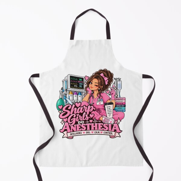 Item preview, Sharp Girls Do Anesthesia – Female Anesthesiologist designed and sold by MaritaSS.