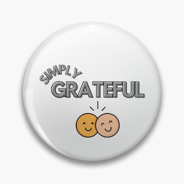 Item preview, Simply Grateful | Cute Smiley Face Positivity designed and sold by LensDyn™.