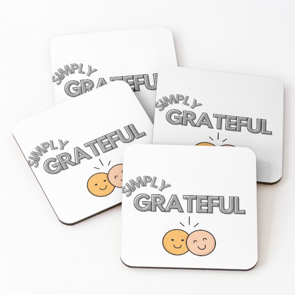 Item preview, Simply Grateful | Cute Smiley Face Positivity designed and sold by LensDyn™.