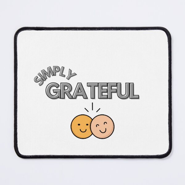 Item preview, Simply Grateful | Cute Smiley Face Positivity designed and sold by LensDyn™.
