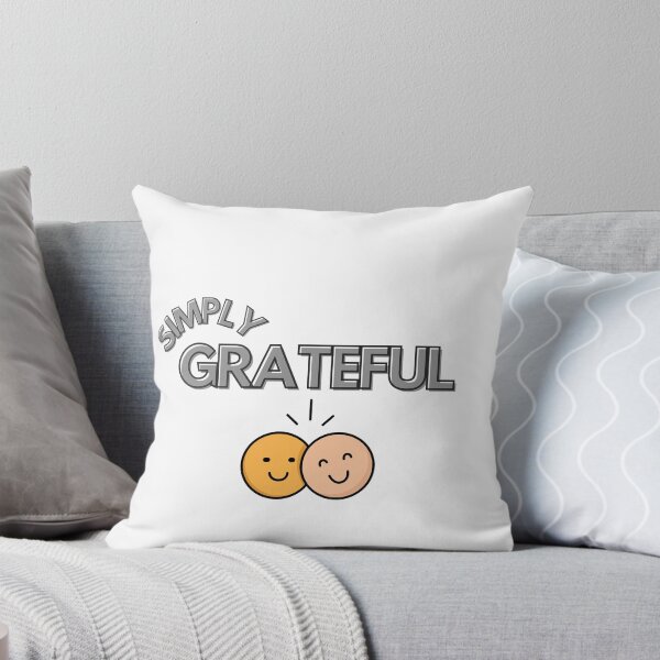 Item preview, Simply Grateful | Cute Smiley Face Positivity designed and sold by LensDyn™.