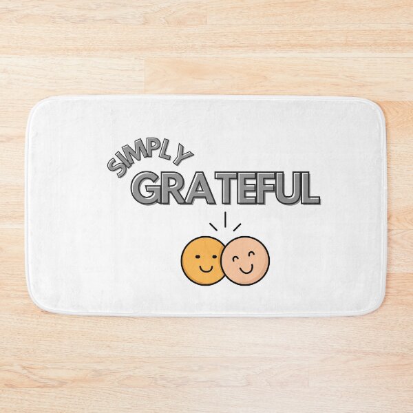 Item preview, Simply Grateful | Cute Smiley Face Positivity designed and sold by LensDyn™.