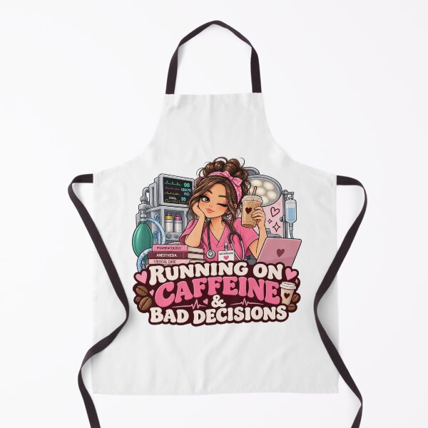 Item preview, Running on Caffeine Anesthesiologist Humor designed and sold by MaritaSS.