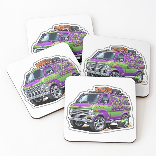 Item preview, Custom Retro Psychedelic Funk Van Sticker designed and sold by Fixnovaguide.