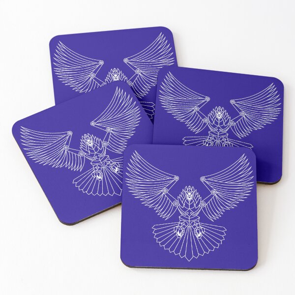 Item preview, Arcane Winged Guardian White Line Art designed and sold by JAMerArc.