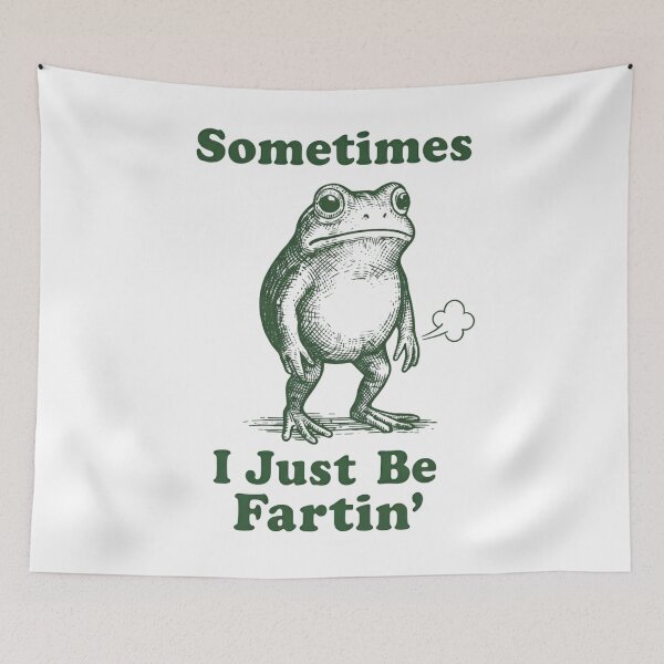 Item preview, Sometimes I Just Be Fartin Vintage Frog Funny Meme Humor designed and sold by Moad Fahim.