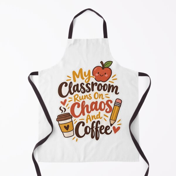 Item preview, My Classroom Runs On Chaos And Coffee designed and sold by NovaToons.