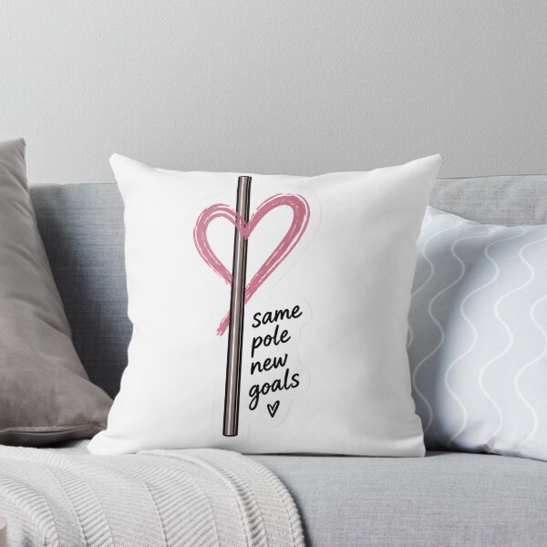 Aperçu de l'œuvre Autocollant « Même poteau, nouveaux objectifs » – Motivation pour la pole dance créée et vendue par posteratorshop.