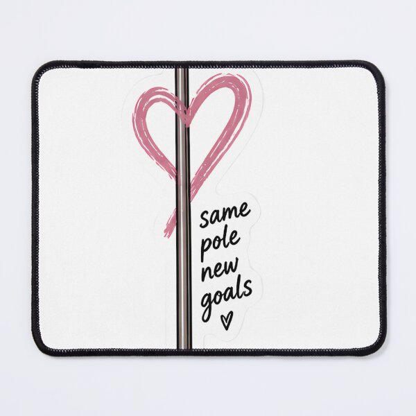 Item preview, Same Pole New Goals Sticker – Pole Dance Motivation designed and sold by posteratorshop.