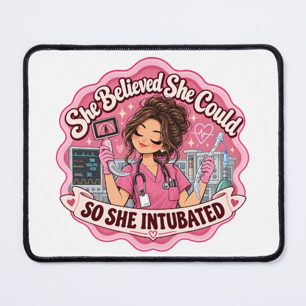 Item preview, She Believed She Could Anesthesiologist Gift designed and sold by MaritaSS.