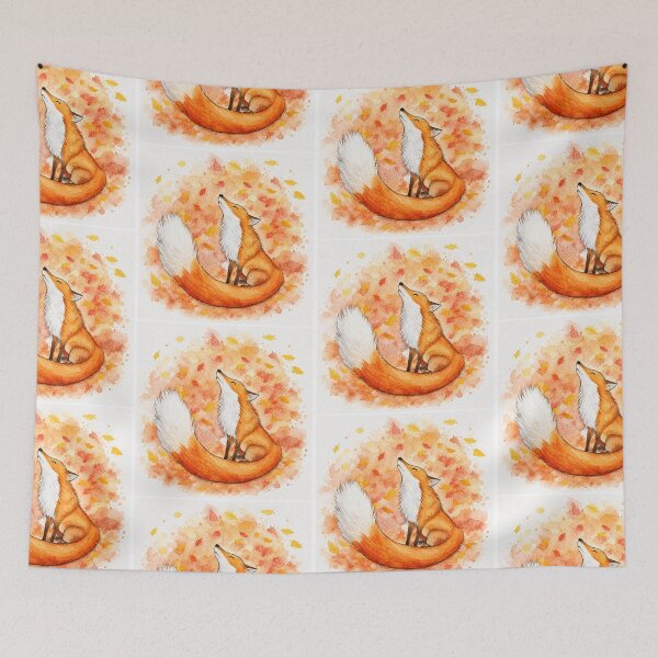 Item preview, A fox who loves autumn designed and sold by Les illustrations d'Adėle L..