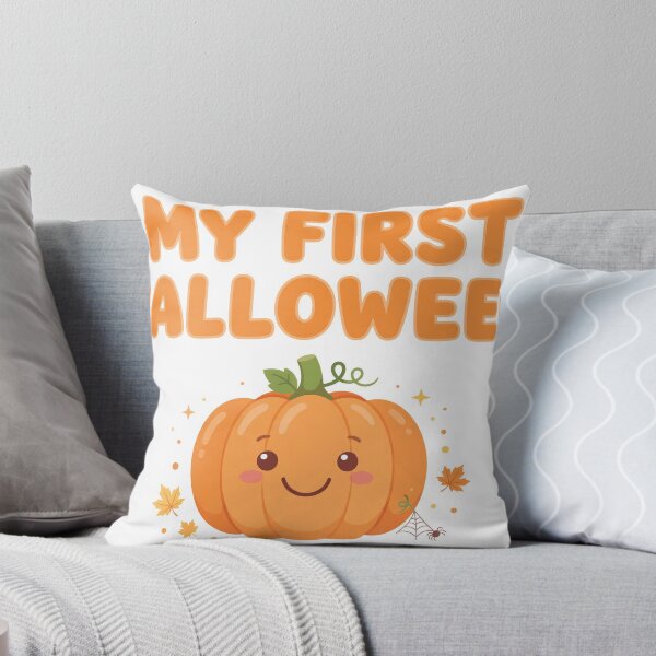 Item preview, My First Halloween Baby Shirt | Cute Pumpkin Baby's 1st Halloween Tee designed and sold by Inkandoccasion.