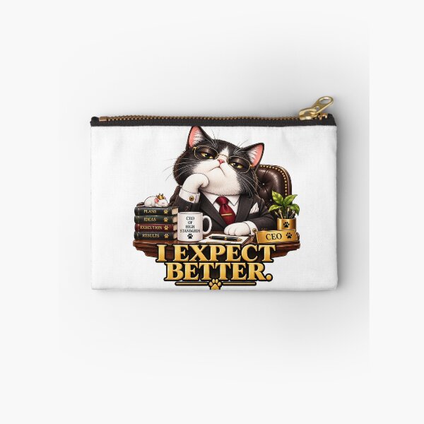 Item preview, I Expect Better – Funny Boss Cat designed and sold by BAD TASTE CLUB.
