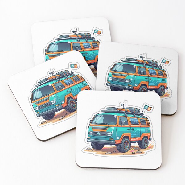 Item preview, Custom Retro Electric Cargo Van Sticker designed and sold by Fixnovaguide.