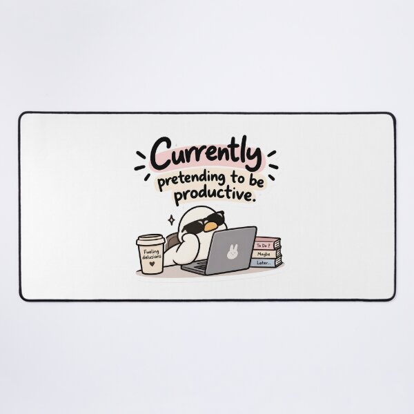 Item preview, Pretending To Be Productive  designed and sold by BLOOMVELLE.