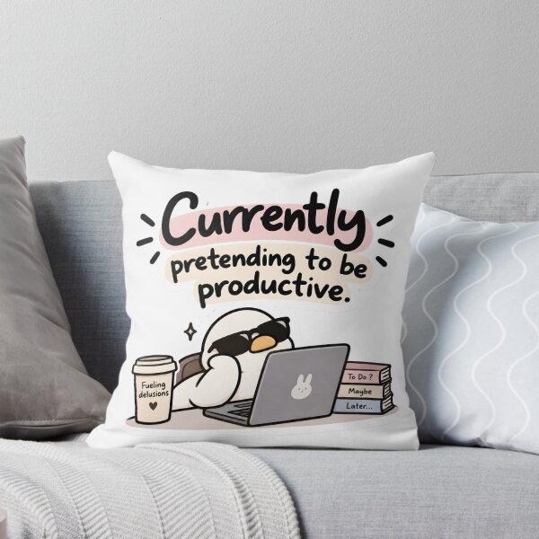 Item preview, Pretending To Be Productive  designed and sold by BLOOMVELLE.