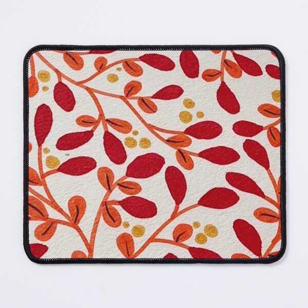 Item preview, Autumn Berry Branches – Warm Botanical Pattern designed and sold by Vintage-Lady65.