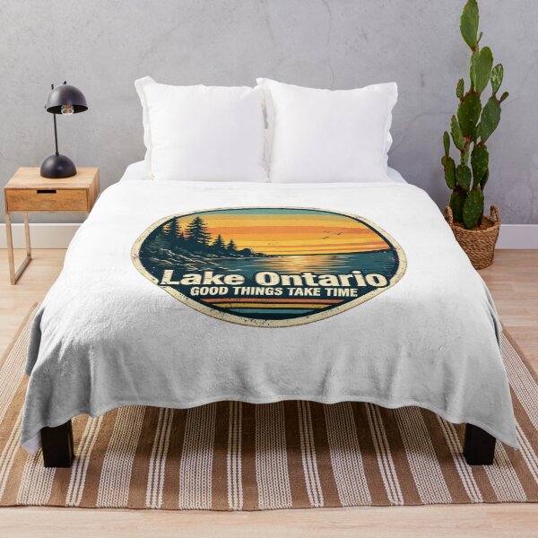 Item preview, Lake Ontario Forever Canada Sunset Design designed and sold by CreativeNest Prints.