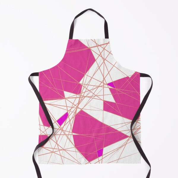Item preview, Elegant design, abstract geometric modern in pink, white and gold tones - Intuitively hand-designed designed and sold by Susanna Schorr.