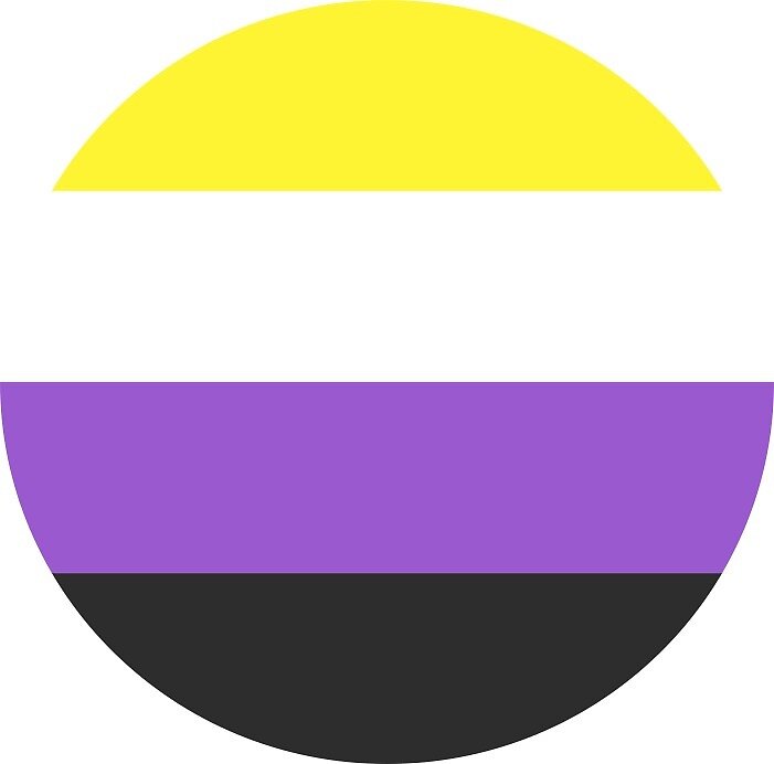 pride flag. non binary. lgbt. 