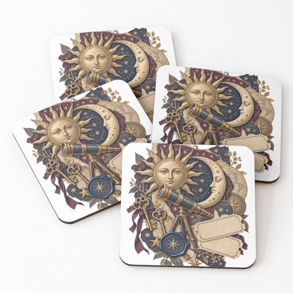 Item preview, Celestial Travel Junk Journal Ephemera – Vintage Explorer Collage designed and sold by Georain.