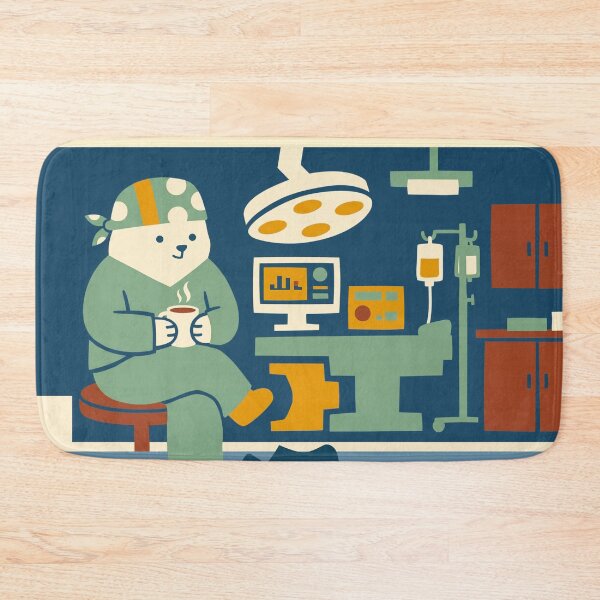 Item preview, Bear Surgeon Coffee Break | Surgeon Anesthesiologist OR Nurse Doctor  designed and sold by monicabianca.