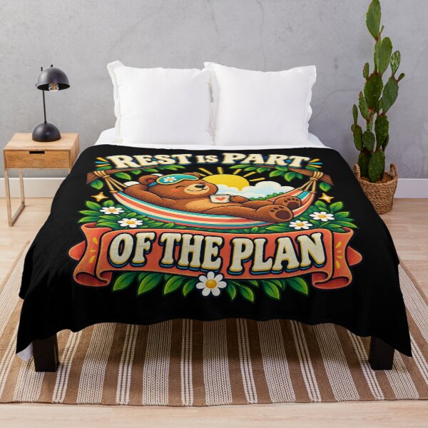 Item preview, Rest Is Part of the Plan - Bear designed and sold by Good Mood Foundry.