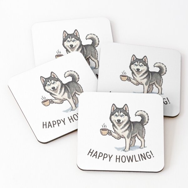 Item preview, Happy Howling Husky! designed and sold by orioleoutdoor.