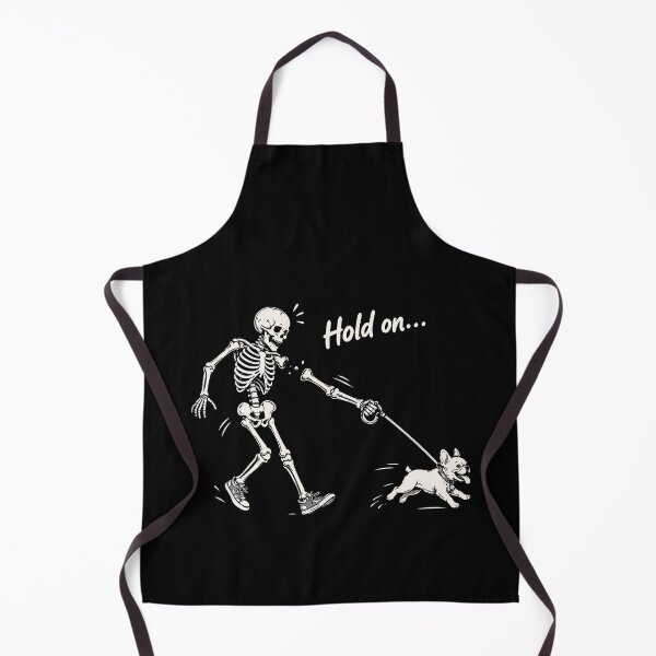 Item preview, Skeleton walking French bulldog dark humor designed and sold by HandicraftArt.