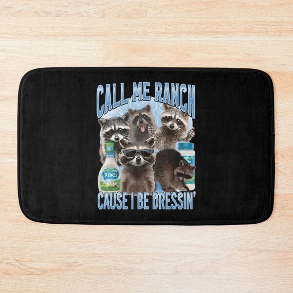 Item preview, Call Me Ranch Cause I Be Dressin Vintage Raccoon Meme Funny designed and sold by Neon Bones Studio.