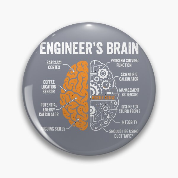 Item preview, Engineer's Brain Engineering Humor Problem Solver  designed and sold by SofiBlair.