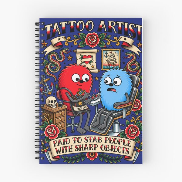 Item preview, Tattoo Artist: Paid to Stab People with Sharp Objects designed and sold by TheThinglings.