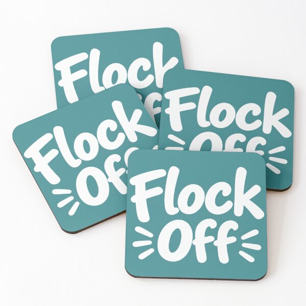 Item preview, Flock Off Funny Big Brother Pun, Sarcastic Humor Quote designed and sold by BuckaBaby.