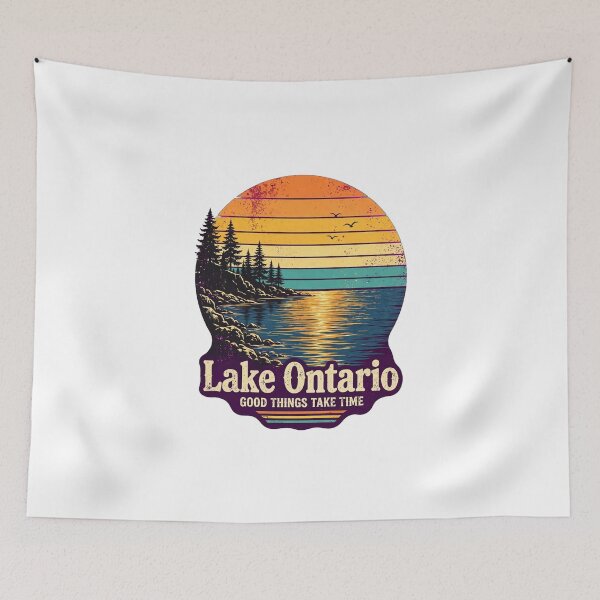 Item preview, Lake Ontario Forever Canada Design designed and sold by CreativeNest Prints.