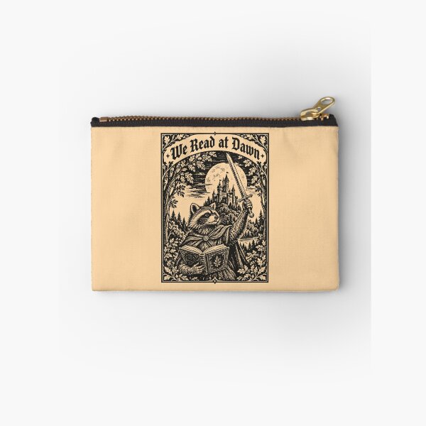 Item preview, We Read at Dawn Funny Raccoon Medieval Art Bookish  designed and sold by Y-Vibes.