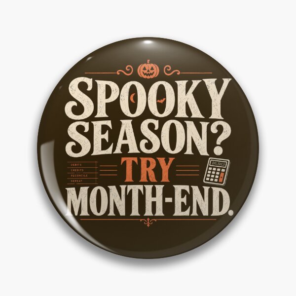 Item preview, Gráfico humorístico de Halloween para contables designed and sold by Meandmyshop.