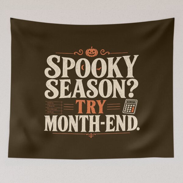Item preview, Bookkeeper Halloween Humor Graphic designed and sold by Meandmyshop.
