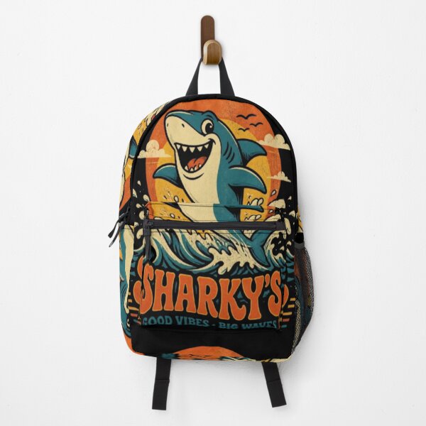 Item preview, Sharky's Good Vibes Big Waves Retro Surf designed and sold by creativerooney.