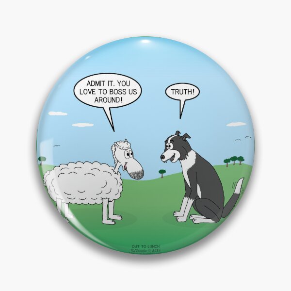 Item preview, Sheep Dog Motivation designed and sold by Out to Lunch Cartoons and More.