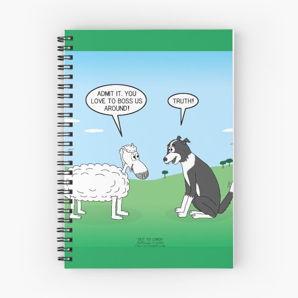 Item preview, Sheep Dog Motivation designed and sold by Out to Lunch Cartoons and More.