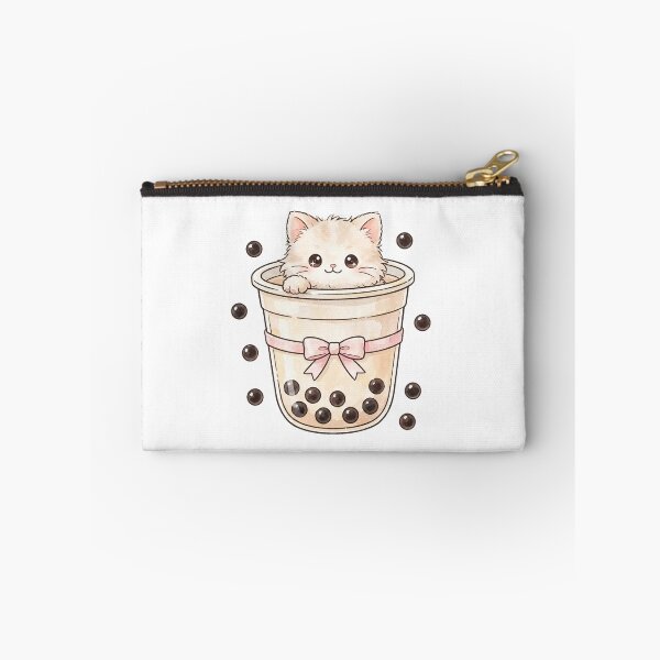 Item preview, Cute Kitten in Bubble Tea designed and sold by Vibe-Vary.