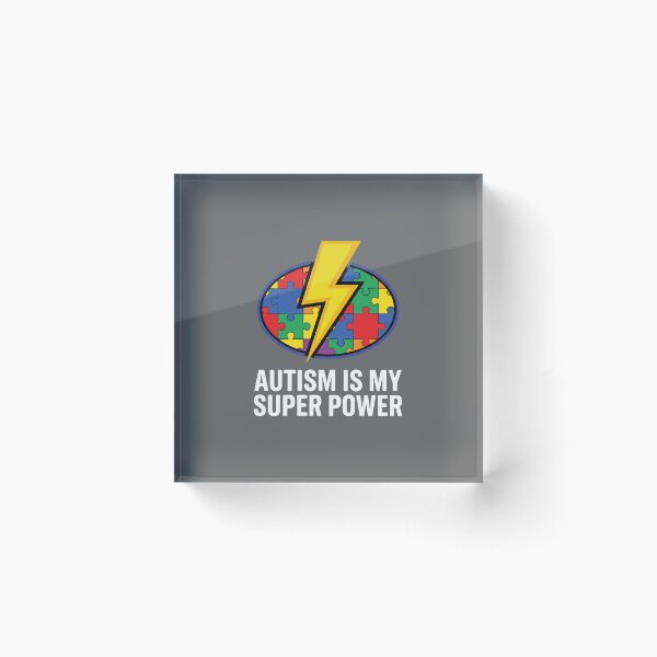 Item preview, Autism Is My Super Power Neurodiversity Advocate Awareness Pride designed and sold by SofiBlair.