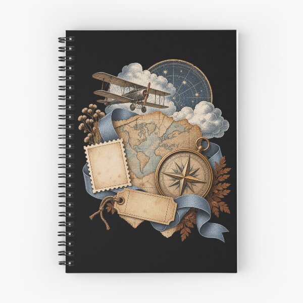 Item preview, Celestial Travel Junk Journal Ephemera – Vintage Explorer Collage designed and sold by Georain.