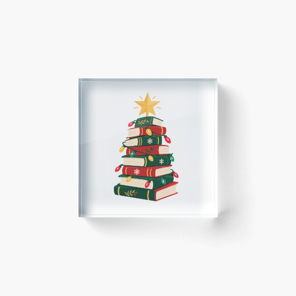 Item preview, Christmas Tree Books Book Lover Holiday Reading designed and sold by mraihan.