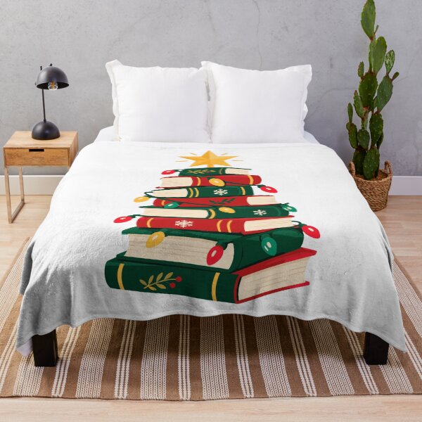 Item preview, Christmas Tree Books Book Lover Holiday Reading designed and sold by mraihan.