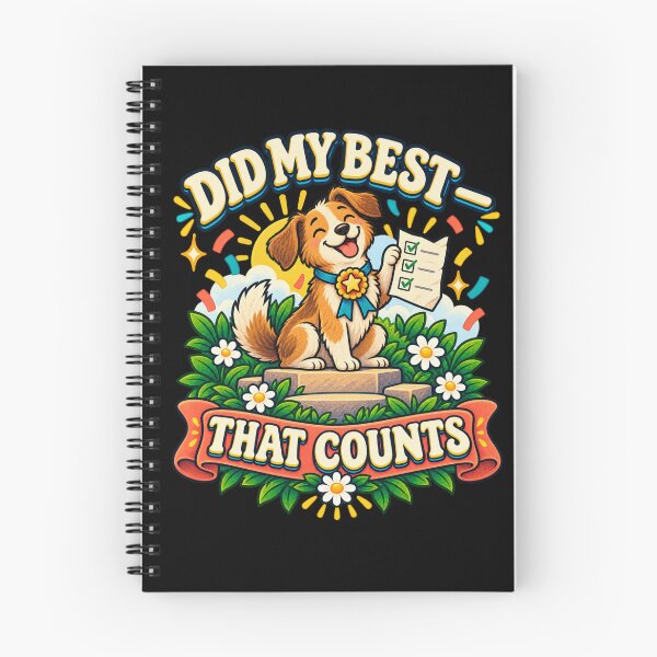 Item preview, Did My Best - That Counts (Happy Dog) designed and sold by Good Mood Foundry.