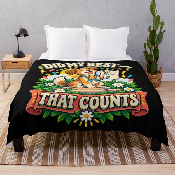 Item preview, Did My Best - That Counts (Happy Dog) designed and sold by Good Mood Foundry.