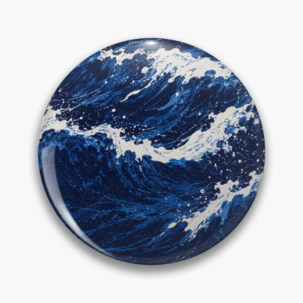 Item preview, Blue Wave Aesthetic Phone Case designed and sold by UniqueArts-.