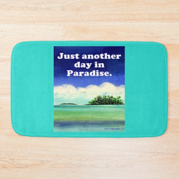 Item preview, Just another day in paradise, coastal original watercolor. designed and sold by aswoa.