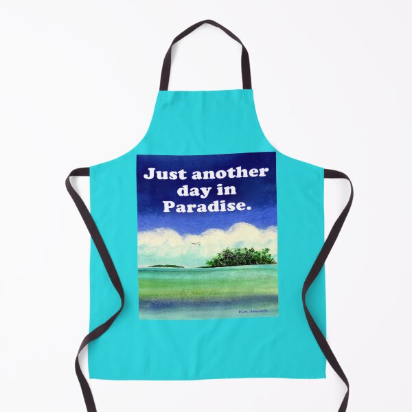 Item preview, Just another day in paradise, coastal original watercolor. designed and sold by aswoa.